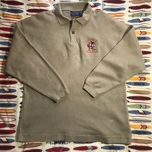 Vintage U of Louisville Long Sleeve Polo XL